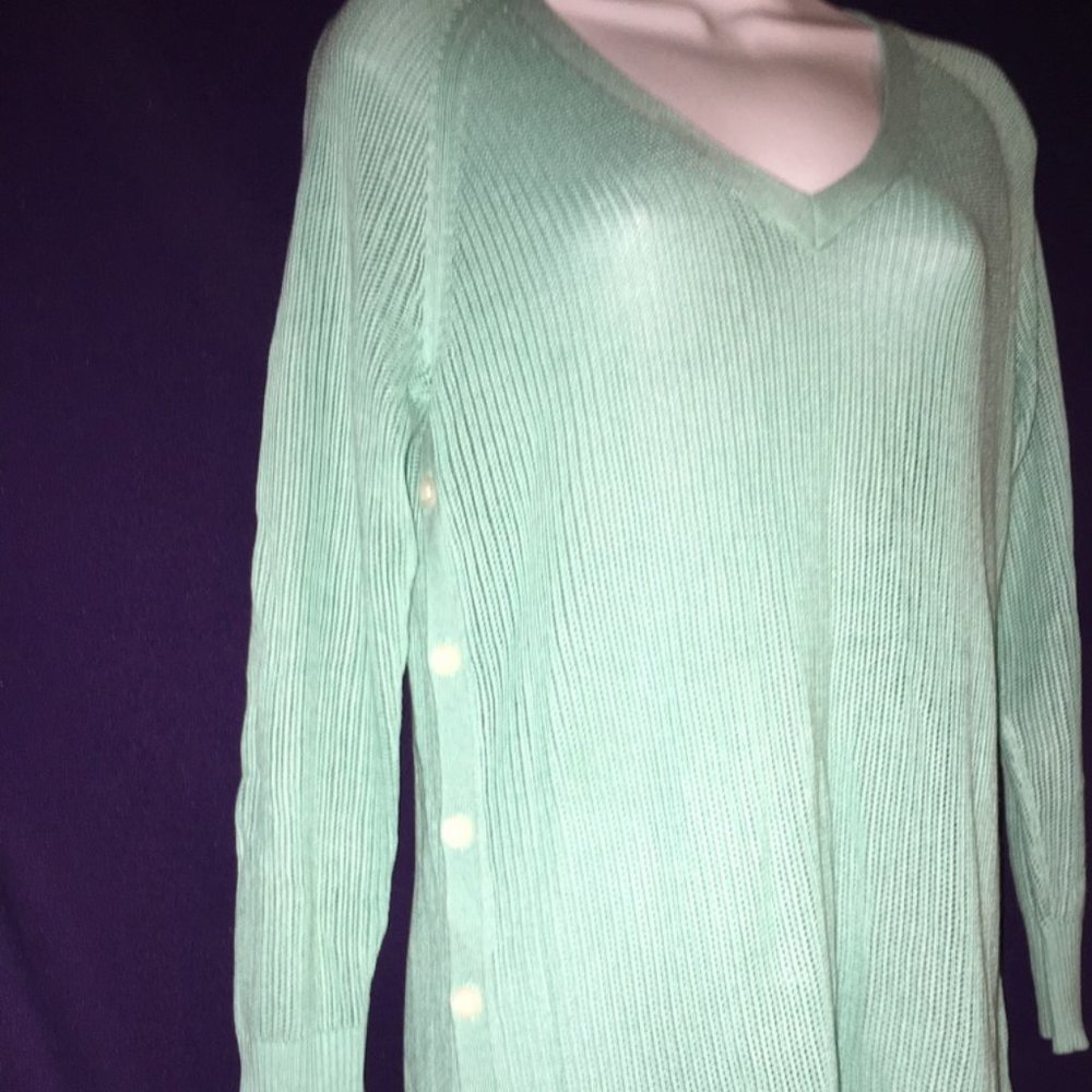 Banana Republic pale green sweater small